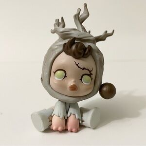 Pop Mart SKULLPANDA The Ink Plum Blossom Series- The Root Figure Flaws